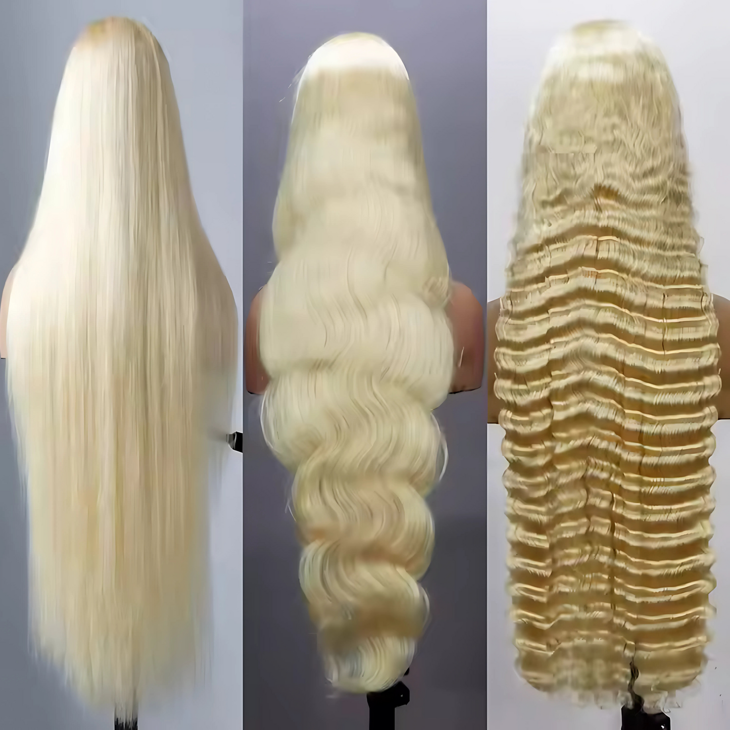 613 Body Wave Wig | 13x6 HD Lace | Premium Blonde Human Hair | Lengths 32" - 12"