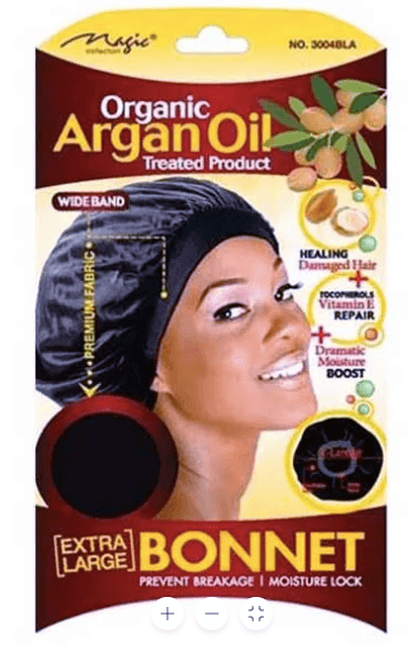 Magic Collection Organic Argan Oil Treated Product Extra Wide Bonnet-0