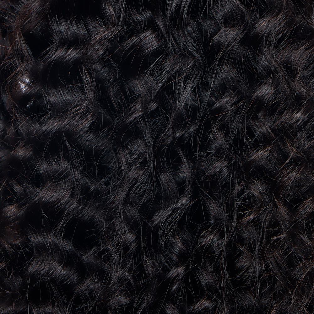 Water Wave Wig | 13x4 HD Lace | Black Human Hair (Lengths 32"-16")