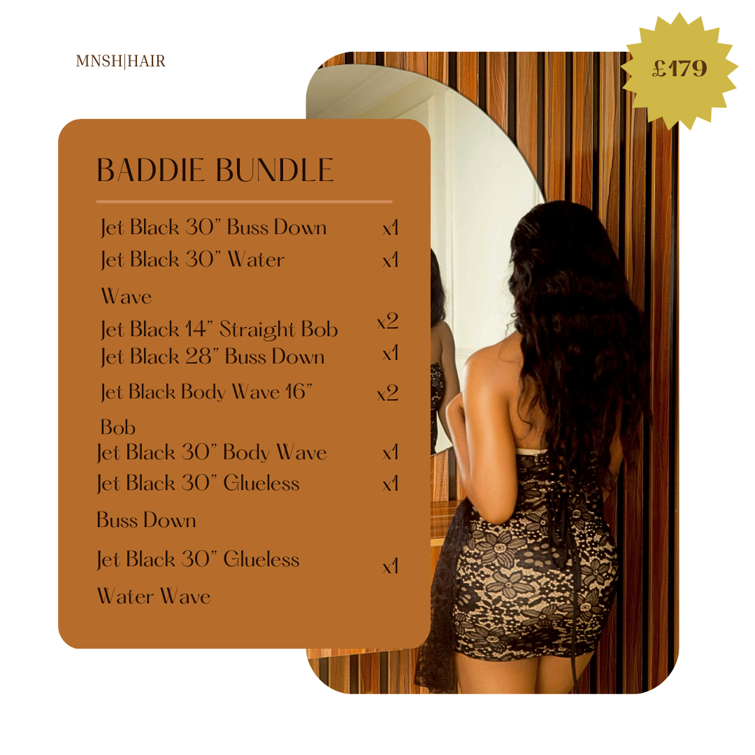 The Baddie Bundle - 13x4 HD Lace Wig Subscription | Luxury Human Hair, Monthly Moodboards & Exclusive Perks