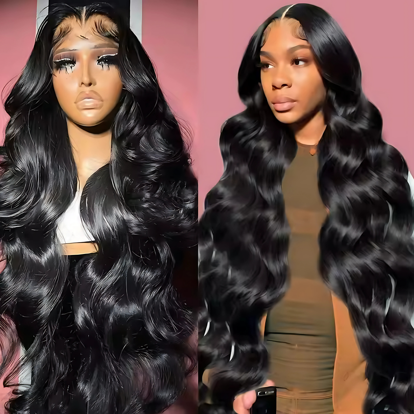 Body Wave Wig | 13x4 HD Lace | Black Human Hair (Lengths 32"-18")