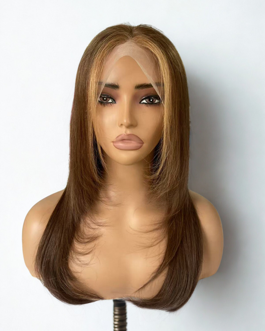Blonde Highlights Wig | HD Lace  | 13x4 | 100% Human Hair