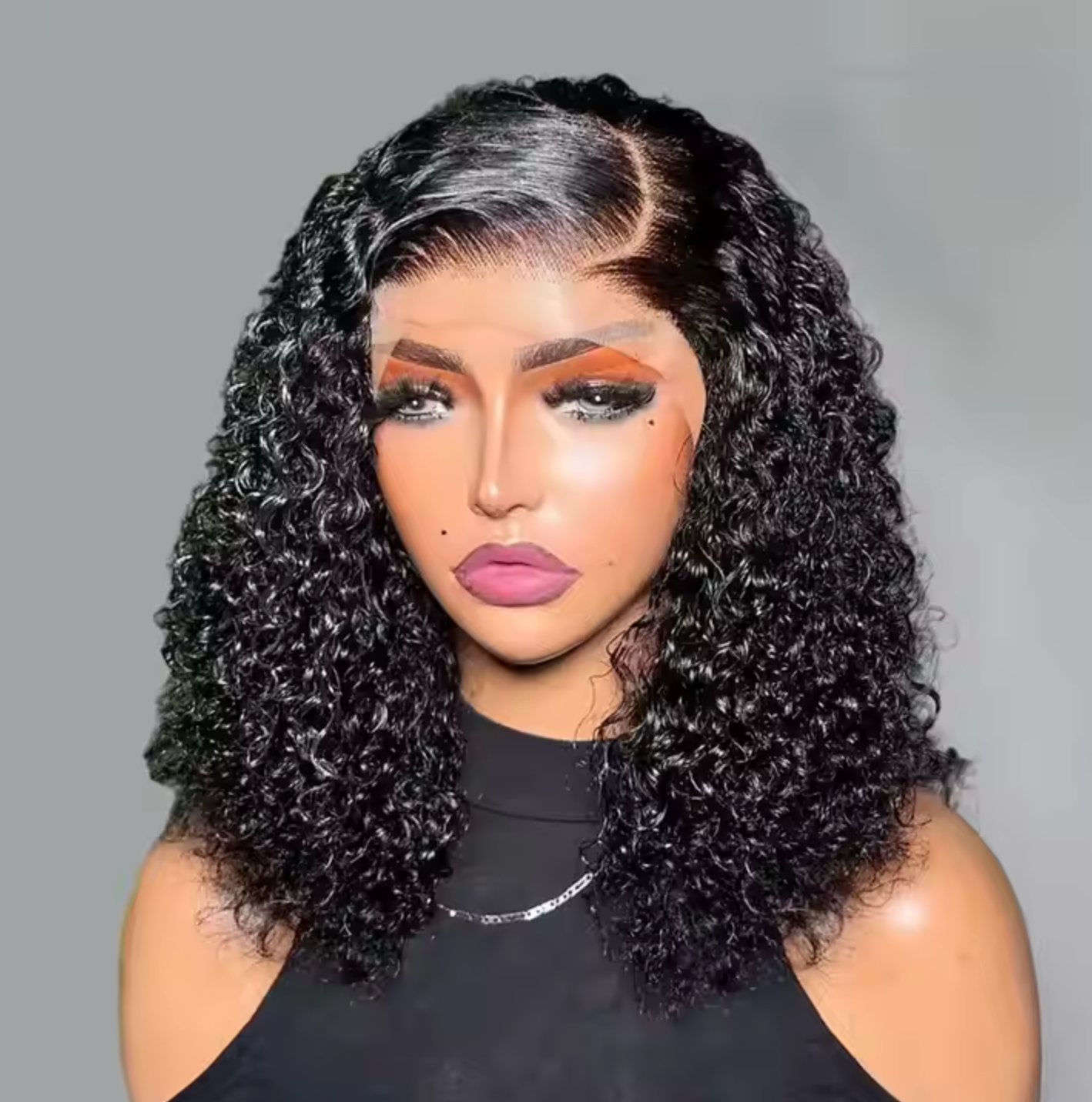 Glueless Water Wave Bob Wig | 13x6 HD Lace | 100% Black Human Hair | Lengths 16" - 12"