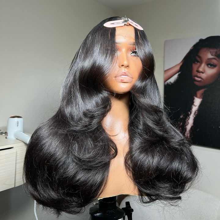 Glueless Body Wave Bob Wig | 13x6 HD Lace | 100% Black Human Hair | Lengths 16" - 12"